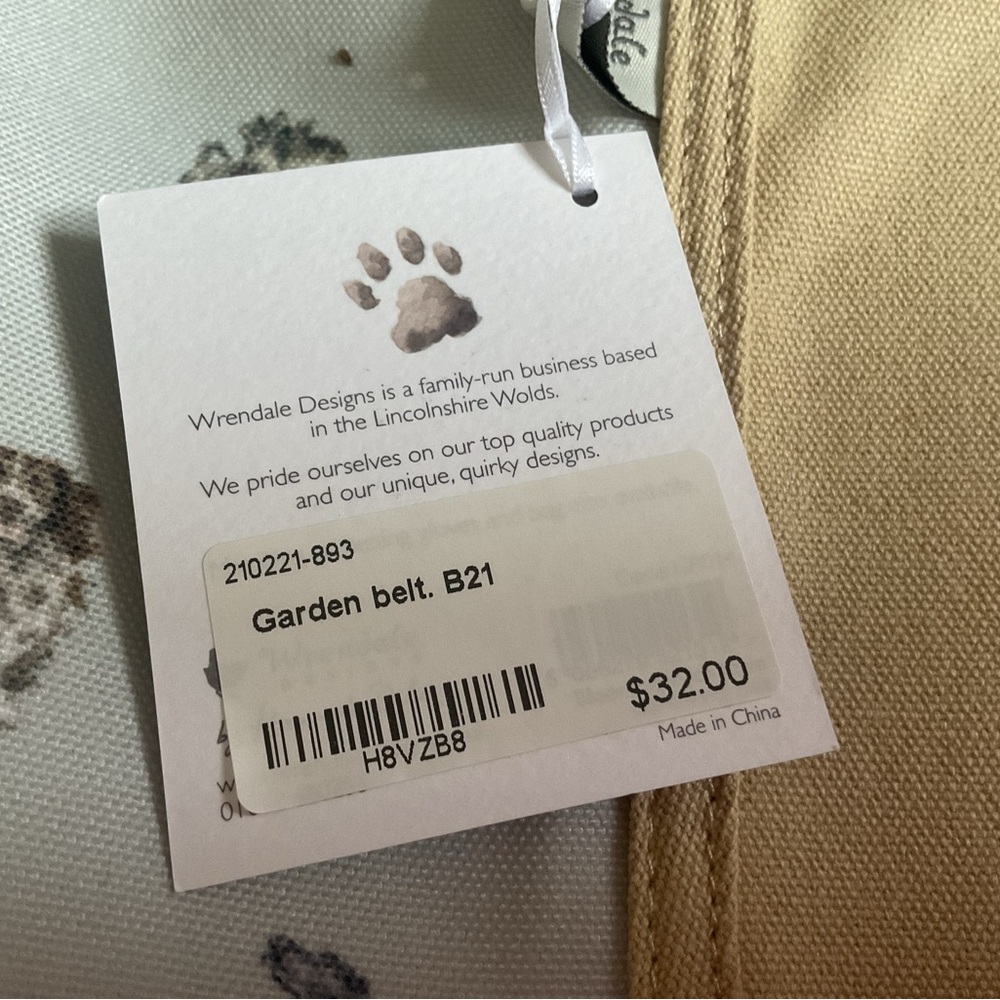 NWT Wrendale Designs Dog Theme Gardening Apron - Picture 7 of 10